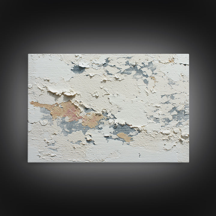 Cream on Cream Minimalist Forms Canvas Print, Monochrome Art, Dopamine Decor, Living Room Decor, Fine Art, Mono, Modern Decor, MON-3x2-98