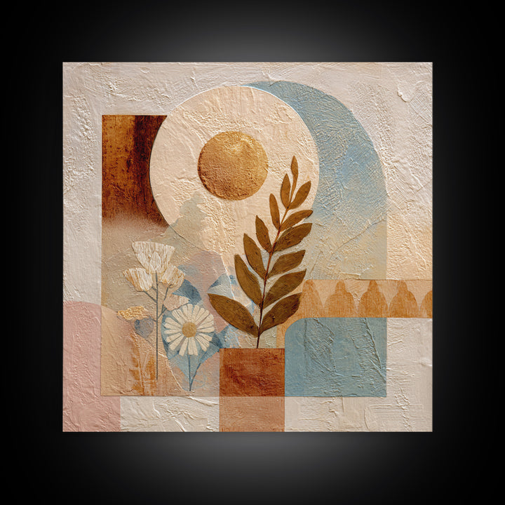 Camel Silhouette Beneath Crescent Moon Canvas Print, Moroccan Art, Modern Decor, Living Room Decor, Fine Art, Marrakesh, MOR-1x1-59
