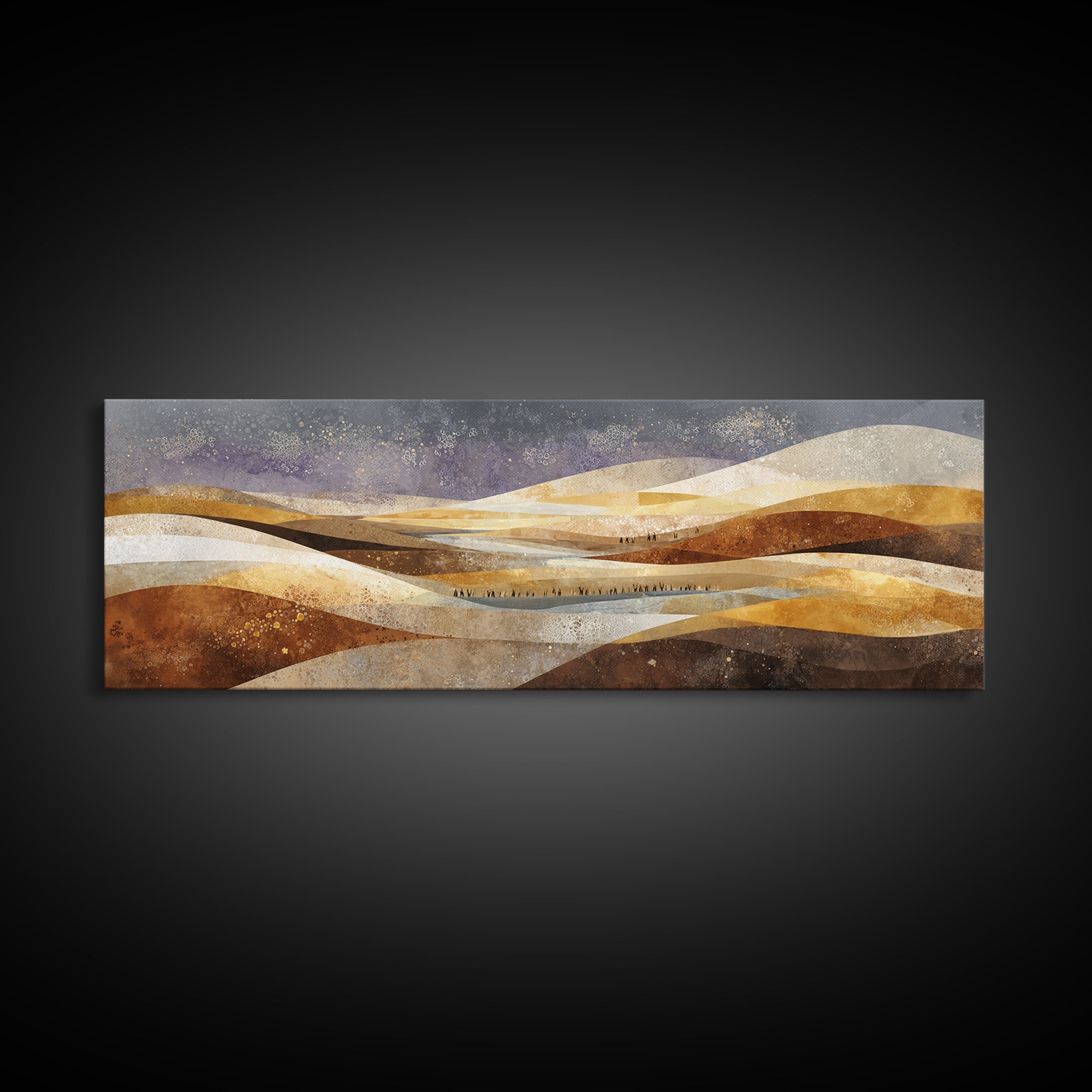 Sahara Dune Waves Canvas Print, Moroccan Art, Neutral Decor, Living Room Decor, Fine Art, Marrakesh, Wall Decor, Art Prints, MOR-3x1-36