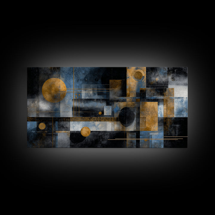 Album Cover Abstract Grid Canvas Print, Music Studio Art, Room Decor, Studio Decor, Abstract Art, Rhythm, Printable Art, MSA-2x1-62