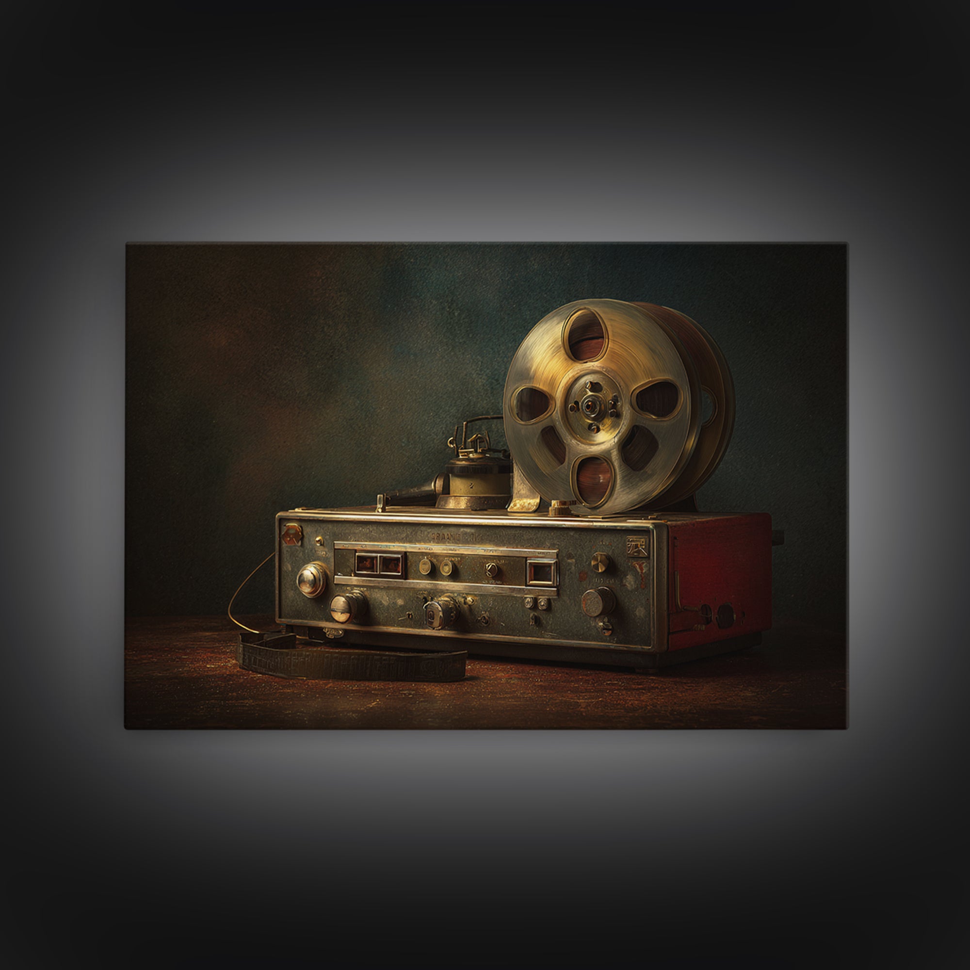 Recording Tape Reel Canvas Print, Music Studio Art, Music Wall Art, Studio Decor, Fine Art, Rhythm, Teen Room Decor, Music Gift, MSA-3x2-42