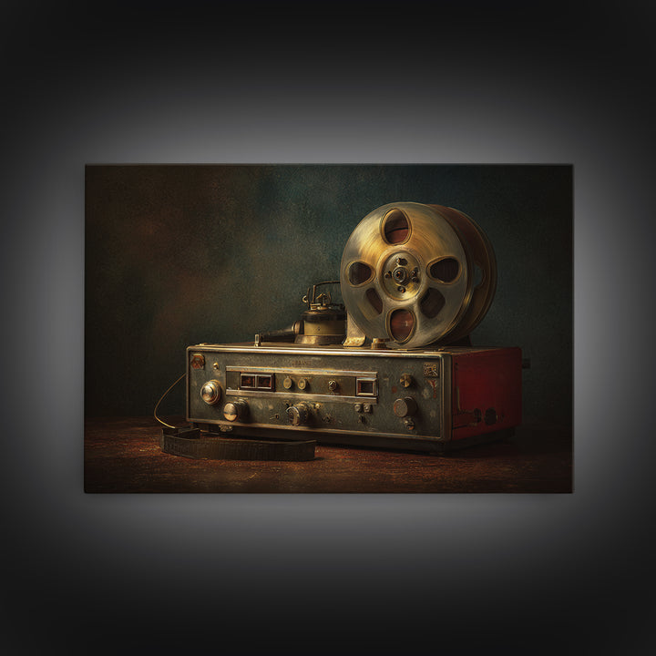 Recording Tape Reel Canvas Print, Music Studio Art, Music Wall Art, Studio Decor, Fine Art, Rhythm, Teen Room Decor, Music Gift, MSA-3x2-42
