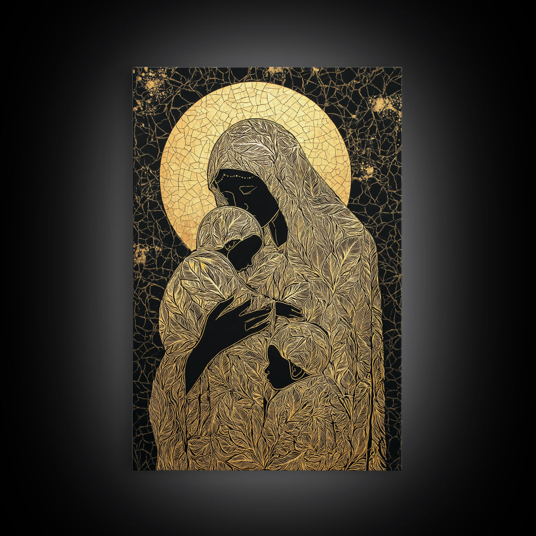 Hermes Greek God Leaping, Mythology Divine Messenger, Canvas Gold Art Print, Ancient Greek Wall Decor, Real Wood Frame
