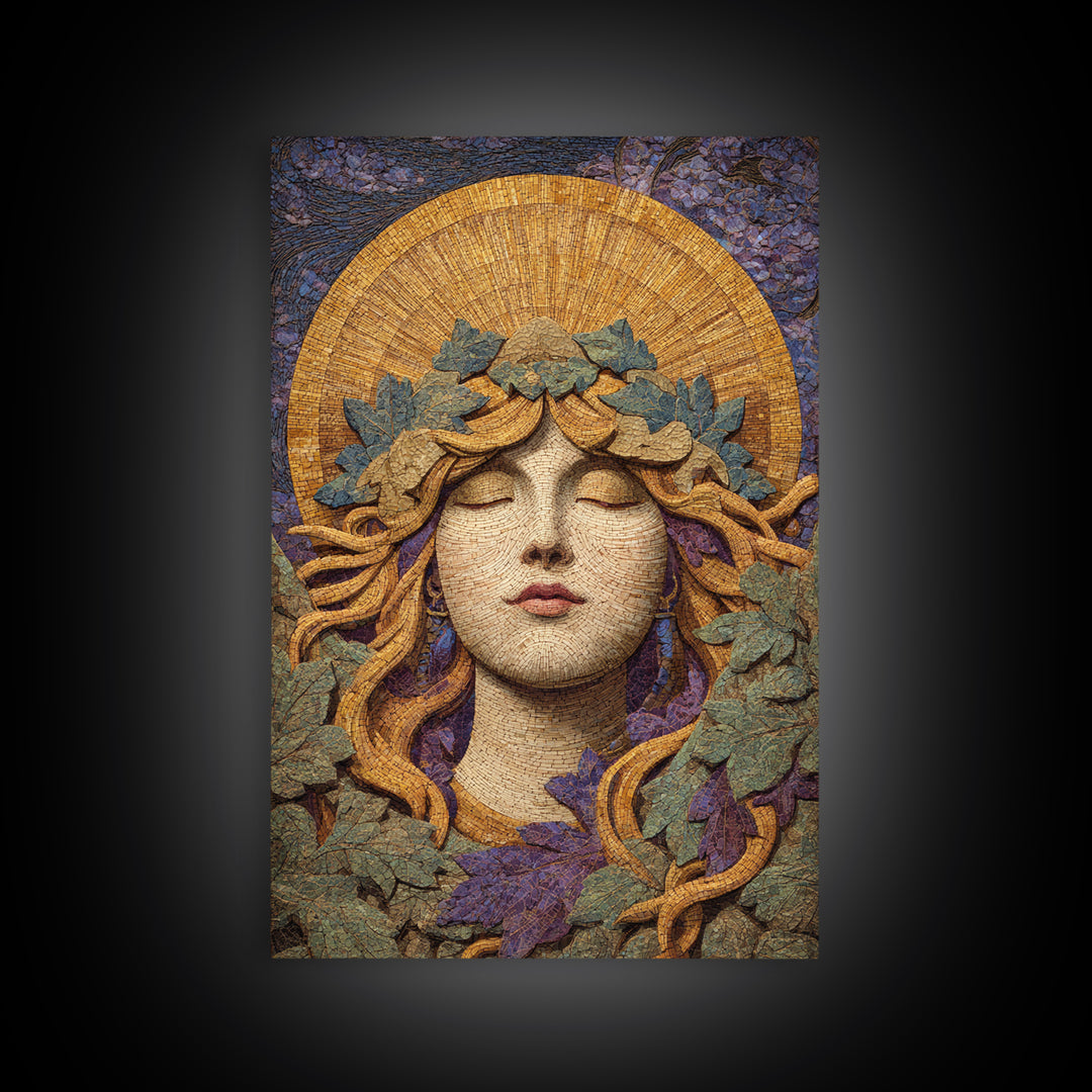 Apollo Sun God Framed Canvas Print, Mythological Art, Wall Art, Living Room Decor, Fine Art, Legend, Artwork, Framed Wall Art, MYT-2x3-38