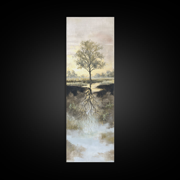 Tree of Life Canvas Print, Nature Art, 3d Wall Art, Living Room Decor, Fine Art, Nature, Nature Wall Art, Landscape Print, NAT-1x3-51