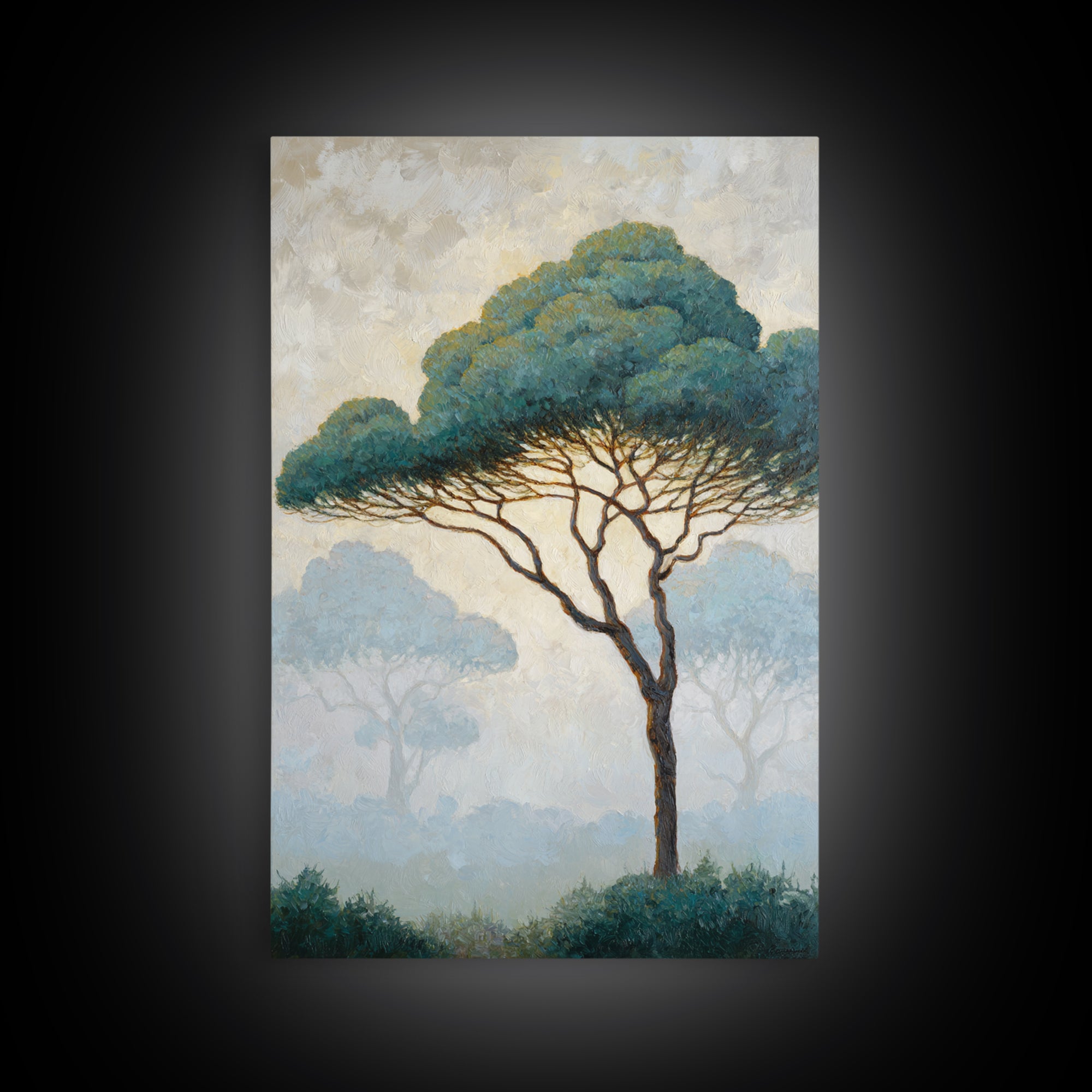 Tree of Life Framed Canvas Print, Nature Art, Wall Art, Living Room Decor, Fine Art, Nature, Wood Wall Art, Abstract Wall Art, NAT-2x3-47