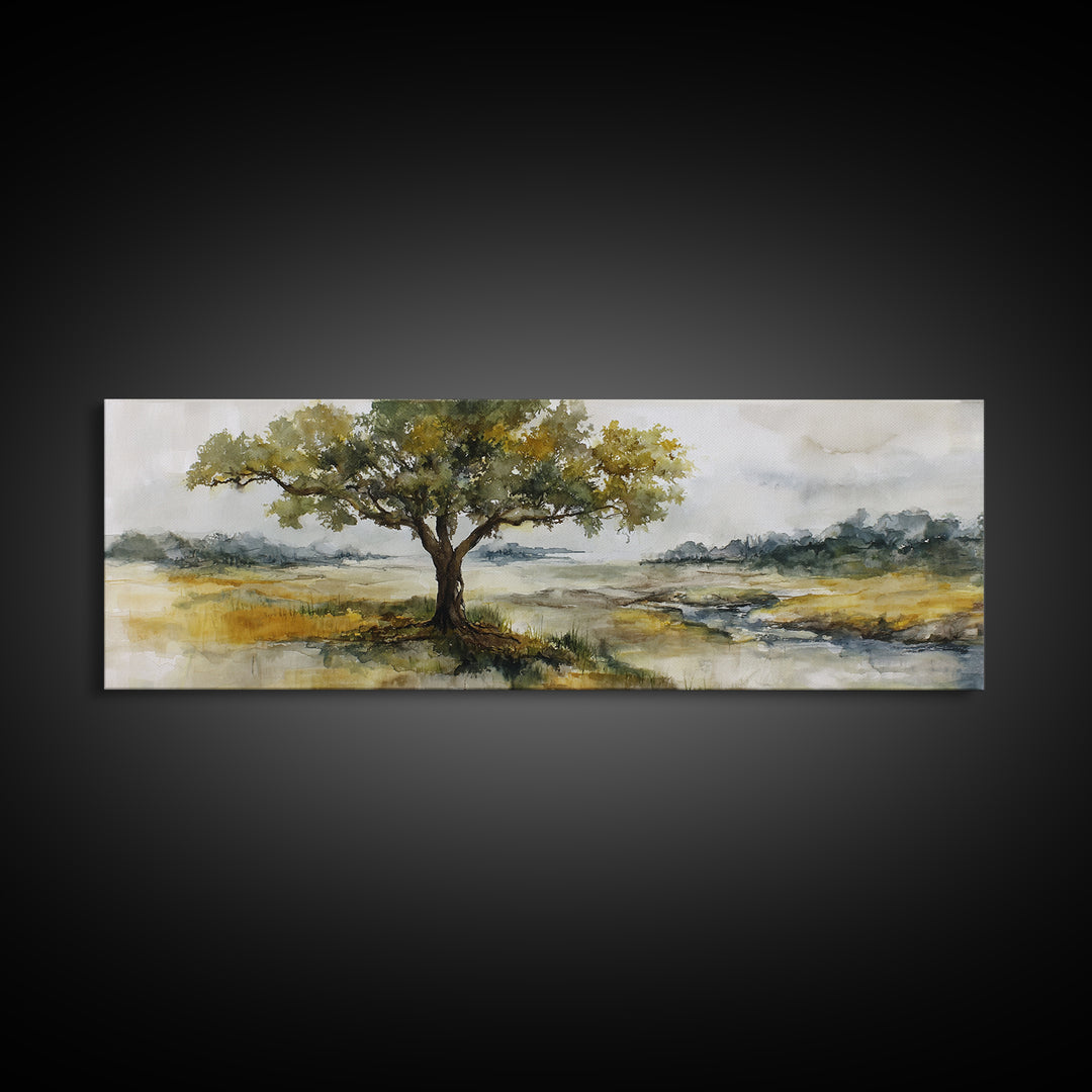 Tree of Life Framed Canvas Print, Nature Art, Neutral Decor, Living Room Decor, Fine Art, Nature, Wall Art, Home Decor, NAT-3x1-7
