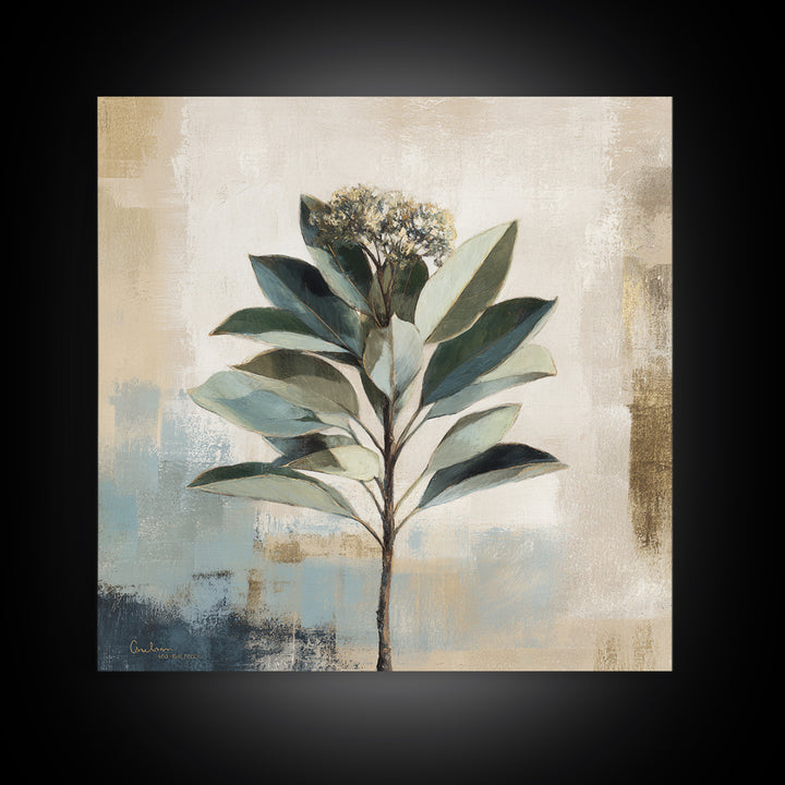 Modern Botanical Print Canvas Print, Office Art, Home Decor, Office Decor, Fine Art, Focus, Art Deco, Canvas Wall Art, OFF-1x1-4