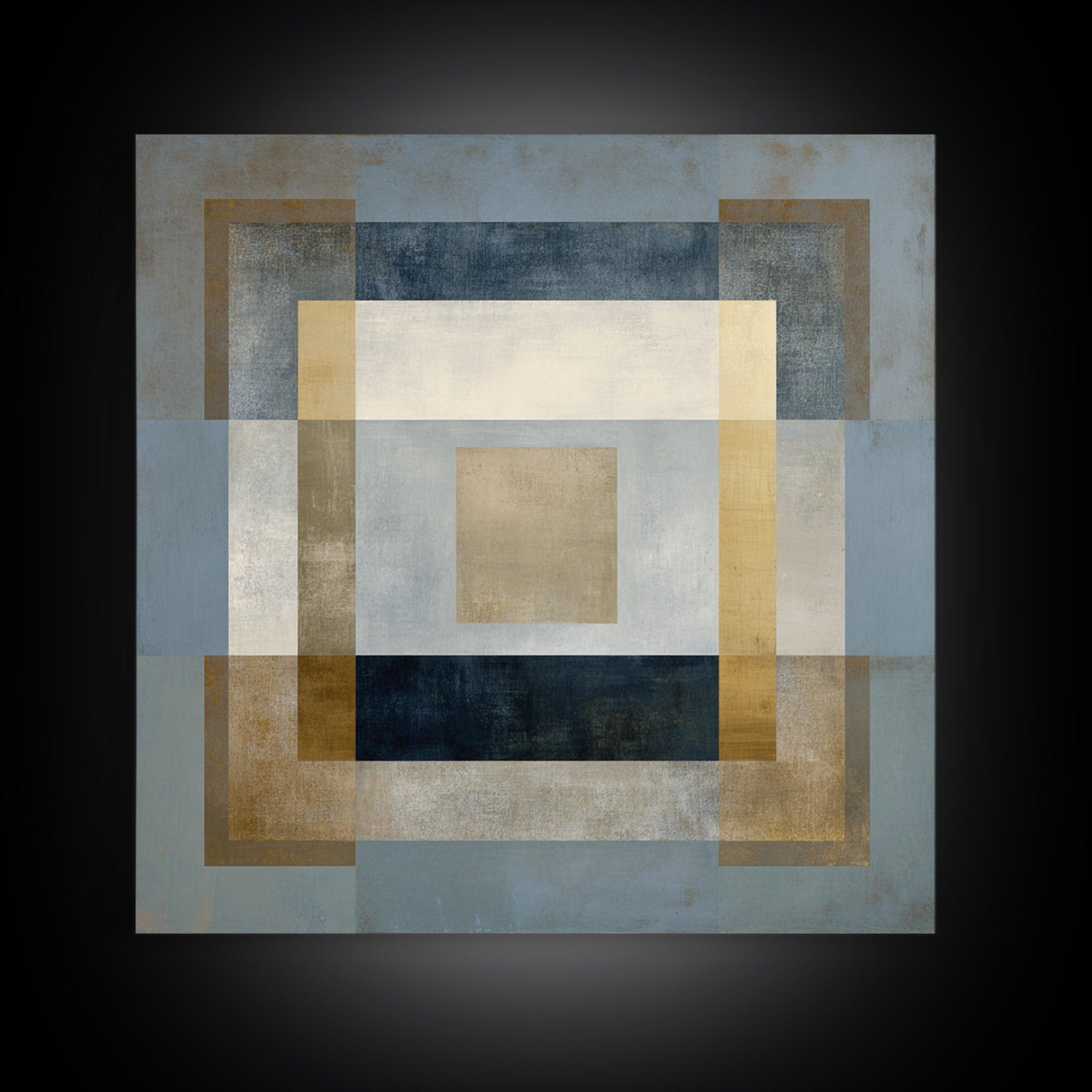 Clean Abstract Geometry Framed Canvas Print, Office Art, Art Print, Office Decor, Abstract Art, Focus, Printable, OFF-1x1-73