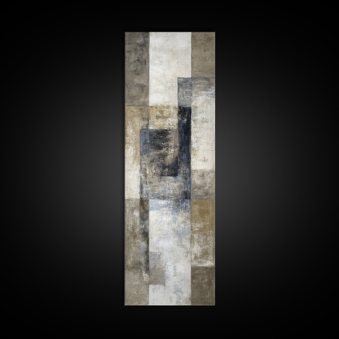 Balanced Stone Composition Canvas Print, Office Art, Wall Decor, Office Decor, Abstract Art, Focus, Wall Prints, Ai Art, OFF-1x3-60