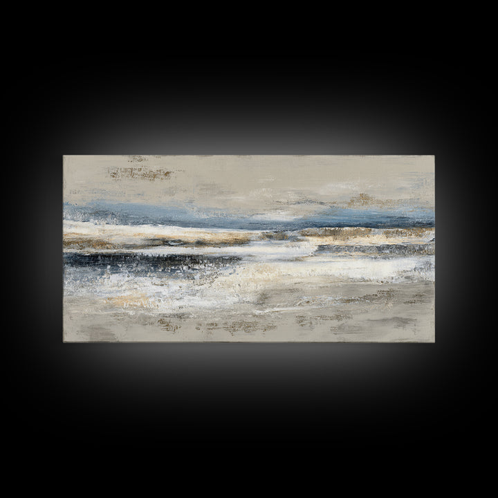 Balanced Stone Composition Framed Canvas Print, Office Art, Statement Artwork, Office Decor, Fine Art, Focus, Wall Decor, OFF-2x1-20