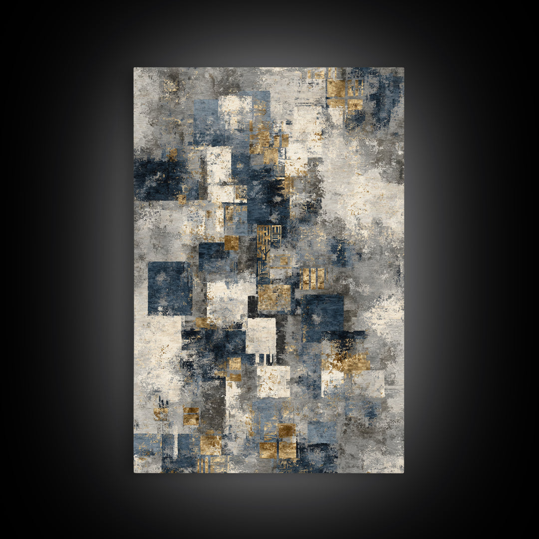 Clean Abstract Geometry Canvas Print, Office Art, Art Deco, Office Decor, Focus, Bedroom Wall Art, Downloadable Prints, OFF-2x3-81