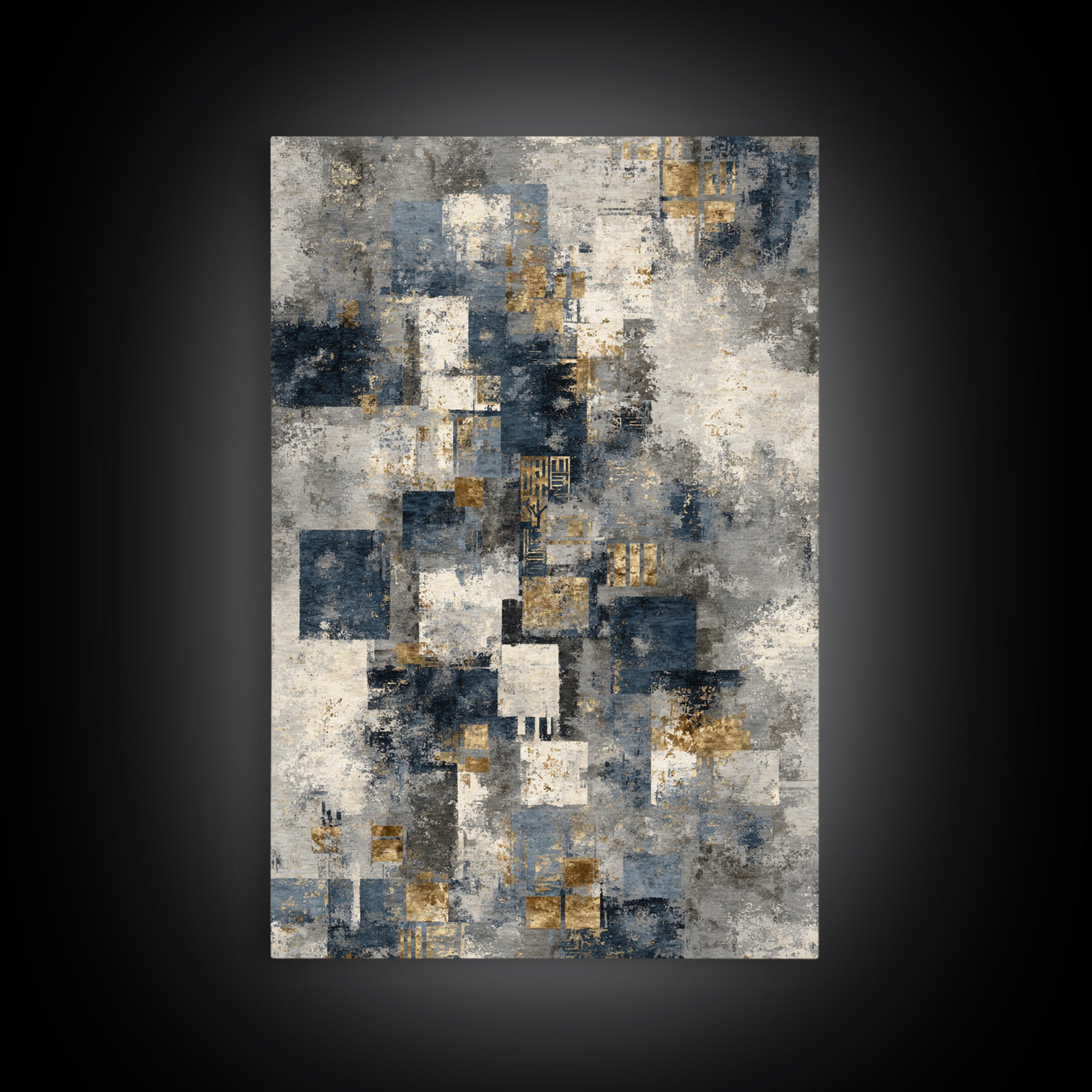 Clean Abstract Geometry Canvas Print, Office Art, Art Deco, Office Decor, Focus, Bedroom Wall Art, Downloadable Prints, OFF-2x3-81