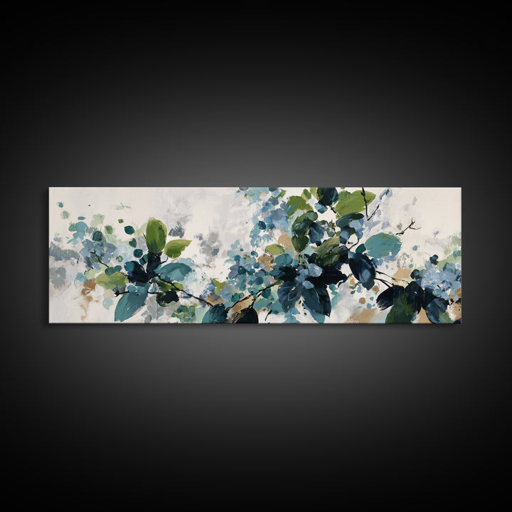 Modern Botanical Print Canvas Print, Office Art, Canvas Print, Office Decor, Oil Painting, Focus, Art Print, Room Decor, OFF-3x1-20