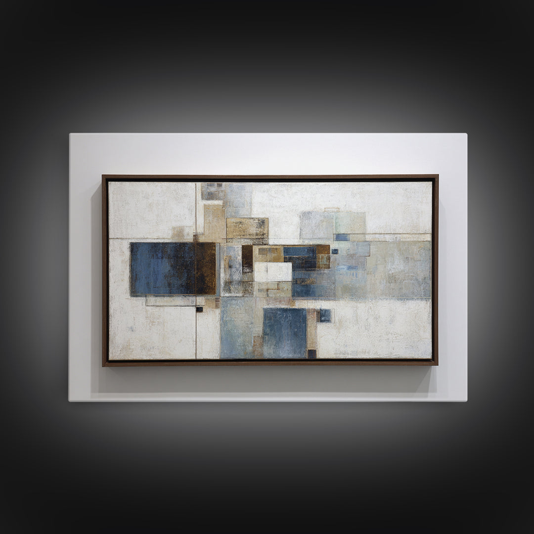 City Map Abstract Framed Canvas Print, Office Art, Art Print, Office Decor, Abstract Art, Focus, Printable, Printable Wall Art, OFF-3x2-96