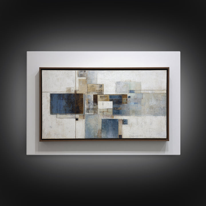 City Map Abstract Framed Canvas Print, Office Art, Art Print, Office Decor, Abstract Art, Focus, Printable, Printable Wall Art, OFF-3x2-96