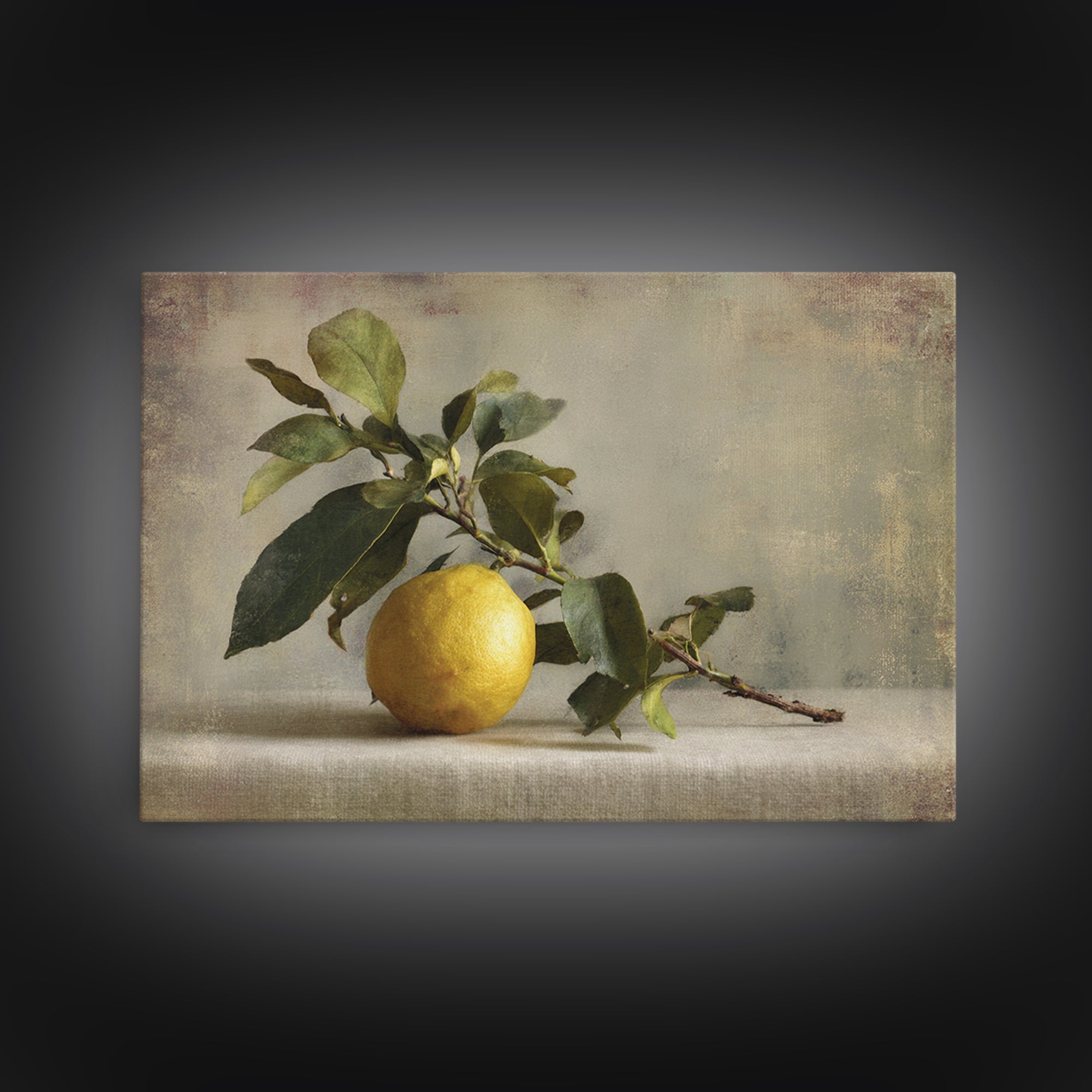 Outdoor Citrus Still Life Canvas Print, Patio Art, Beach House Decor, Patio Decor, Outdoor, Modern Decor, Fine Art Print, PAT-3x2-33