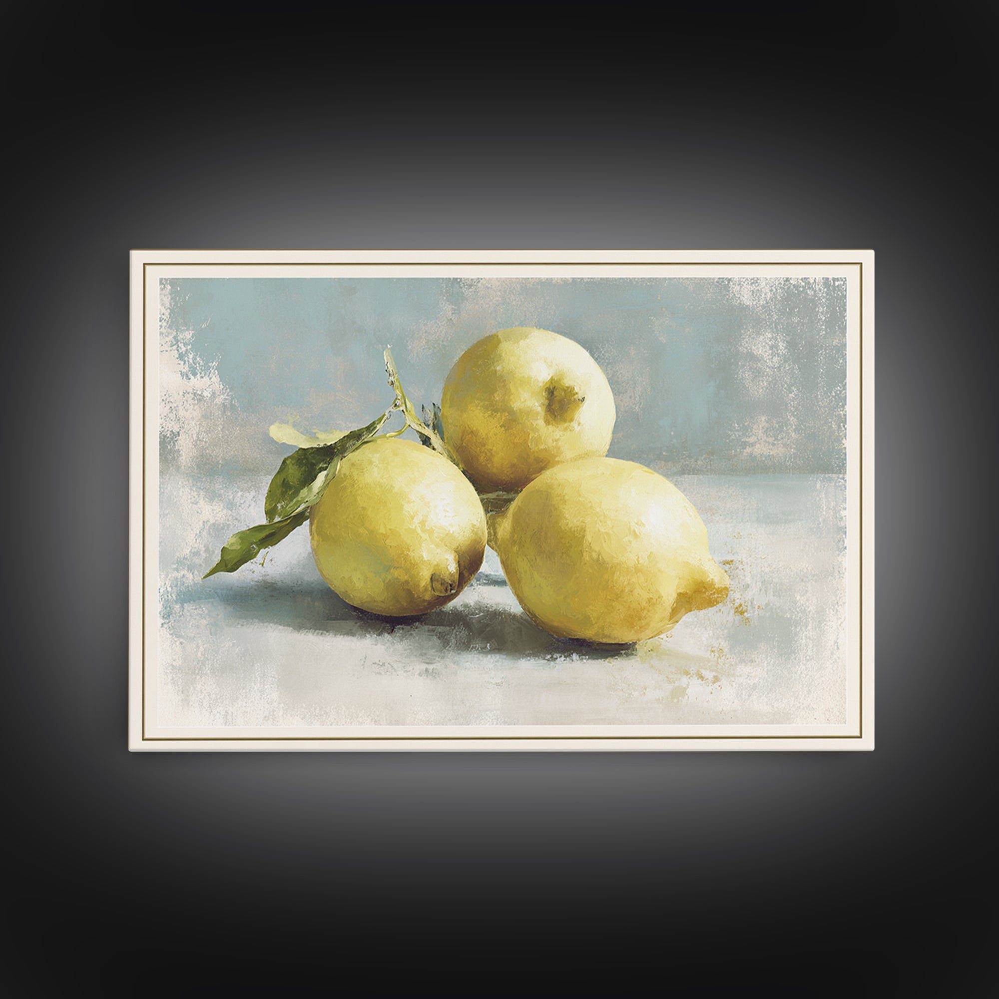 Outdoor Citrus Still Life Framed Canvas Print, Patio Art, Mixed Media Art, Patio Decor, Fine Art, Outdoor, Art Print, PAT-3x2-81