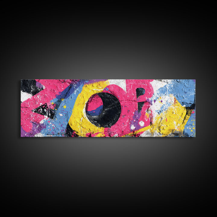 Retro Soda Bottle Canvas Print, Pop Art, Statement Artwork, Living Room Decor, Abstract Art, Pop, Wall Decor, Painting, POP-3x1-19