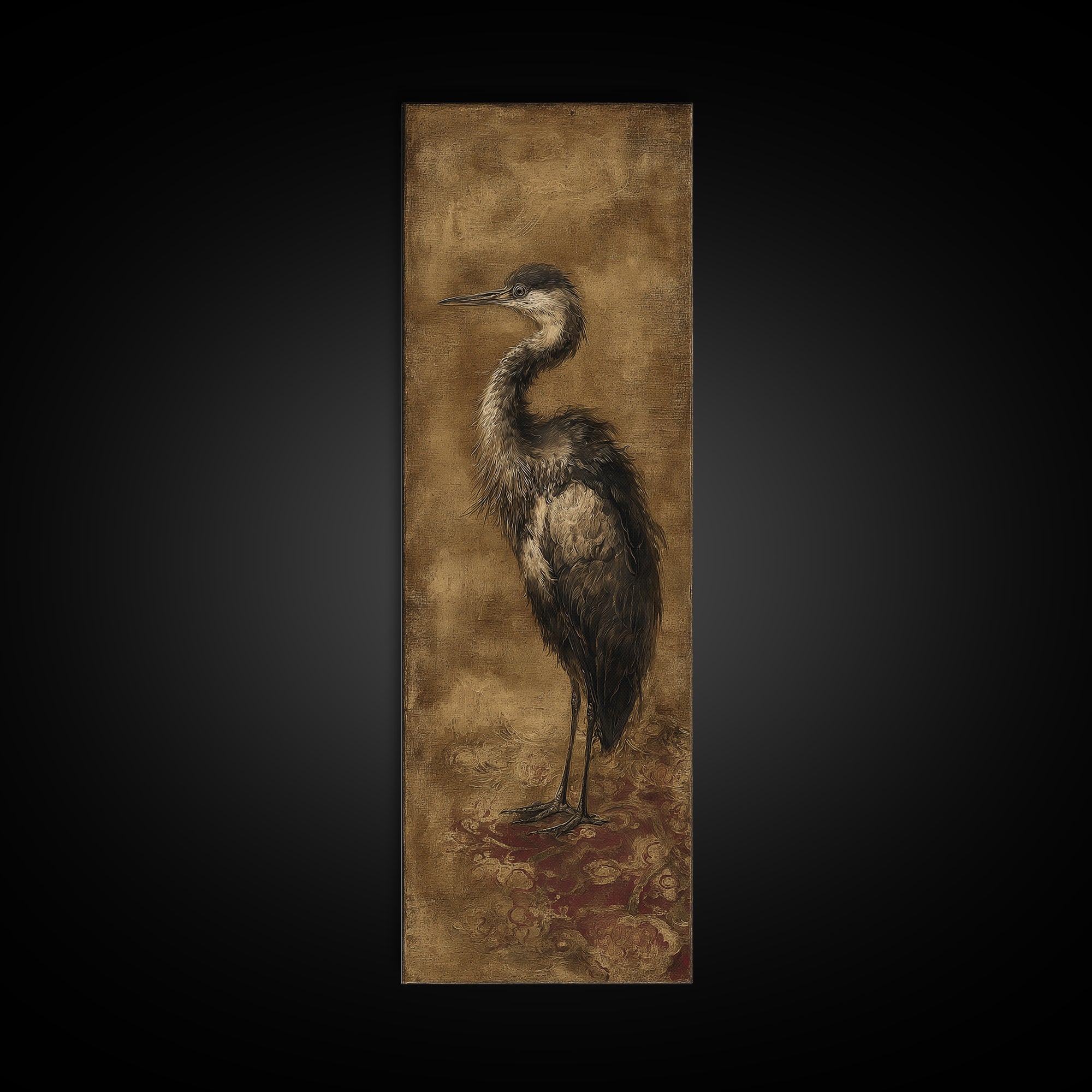 Old Master Bird Study Canvas Print, Renaissanceinspired Art, Statement Artwork, Living Room Decor, Fine Art, Classic, REN-1x3-59