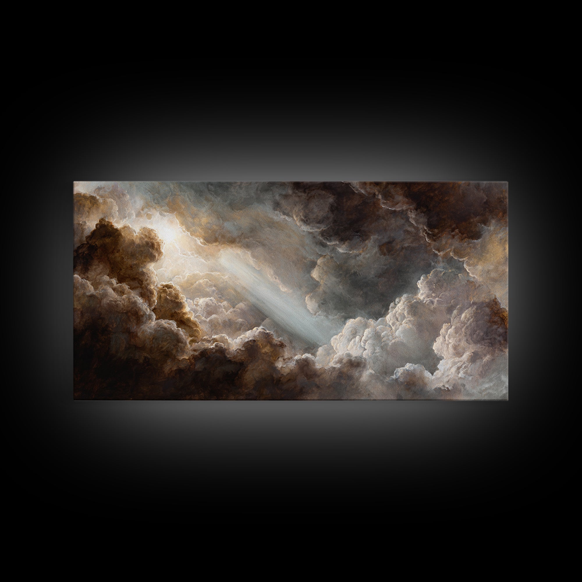 Fresco Celestial Ceiling Composition Canvas Print, Renaissanceinspired Art, Unique Wall Decor, Living Room Decor, Classic, REN-2x1-11