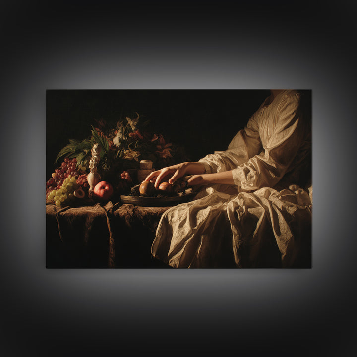 Classical Hands Study Canvas Print, Renaissanceinspired Art, Paintings, Living Room Decor, Fine Art, Classic, Unique Wall Decor, REN-3x2-66