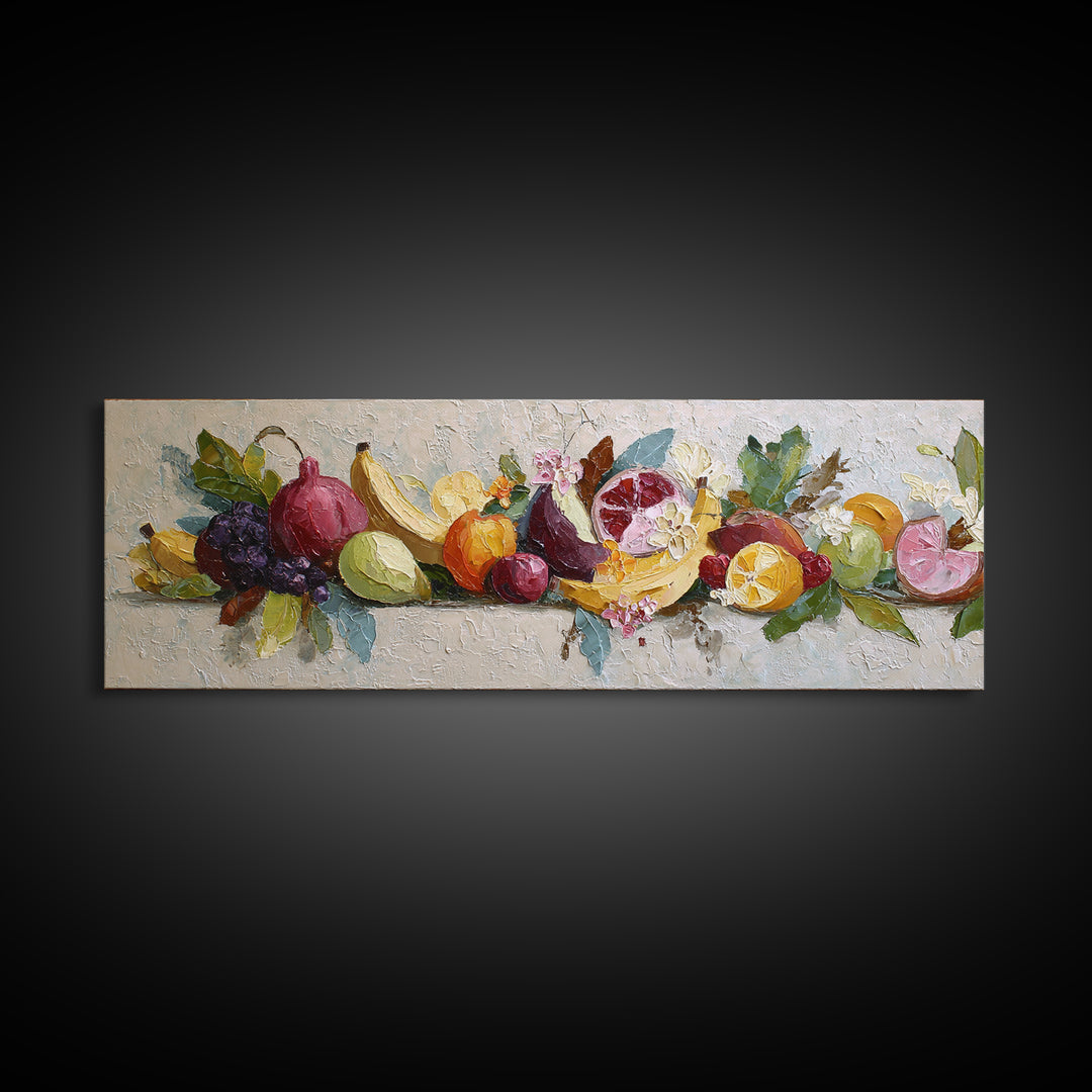 Oyster Platter with Lemons and Champagne Canvas Print, Restaurant Art, Canvas, Restaurant Decor, Bistro, Living Room Decor, RES-3x1-43