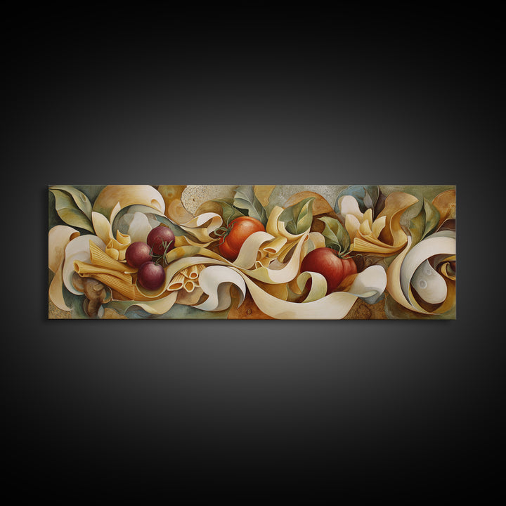 Sushi Fish and Ceramic Plate Composition Framed Canvas Print, Restaurant Art, Gallery Decor, Restaurant Decor, Fine Art, Bistro, RES-3x1-69
