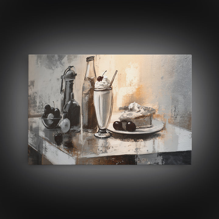 Steakhouse Black and Gold Bull Portrait Canvas Print, Restaurant Art, Digital Print, Restaurant Decor, Fine Art, Bistro, RES-3x2-83