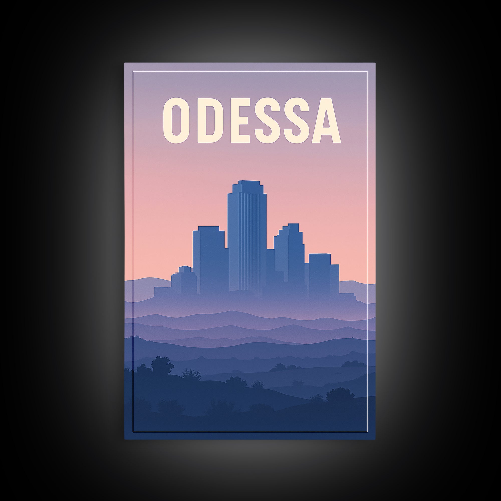 Odessa Travel Poster, Framed Canvas Print, Classic Travel Poster Art, Odessa City Art, Travel Poster Set, Vintage City Poster, Wall Art