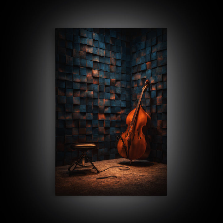 Sound Booth Foam Pattern Transformed into Design Canvas Print, Recording Studio Art, Fine Art Print, Studio Decor, Analog, RSA-2x3-80