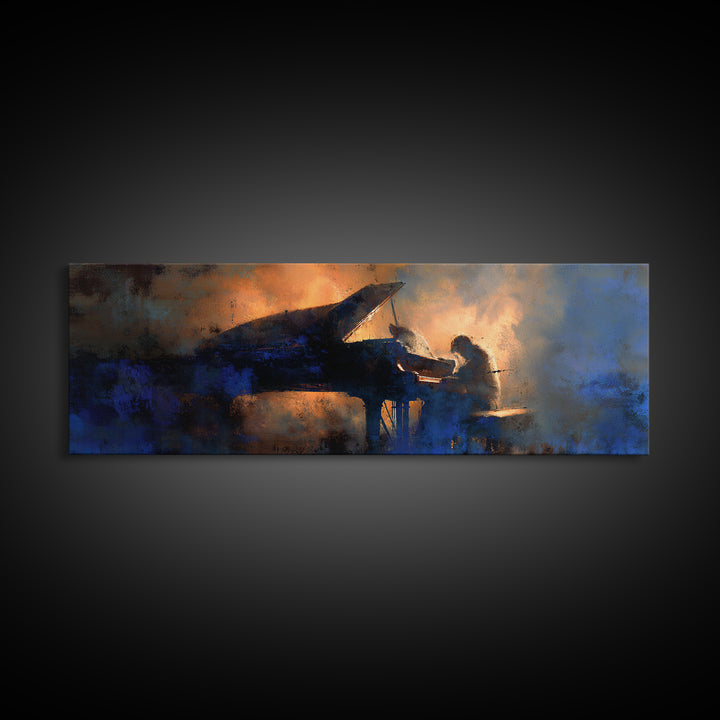Album Cover Abstract Without Readable Text Canvas Print, Recording Studio Art, Music Wall Decor, Studio Decor, Abstract Art, RSA-3x1-14