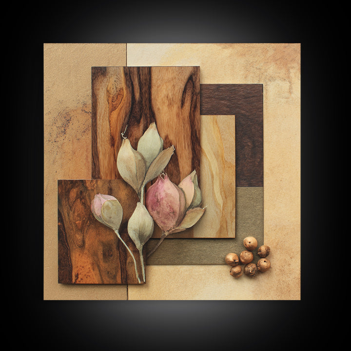 Wood Grain Abstract Framed Canvas Print, Rustic Art, Wood Wall Art, Farmhouse Decor, Abstract Art, Rustic, Eclectic Wall Art, RUS-1x1-56