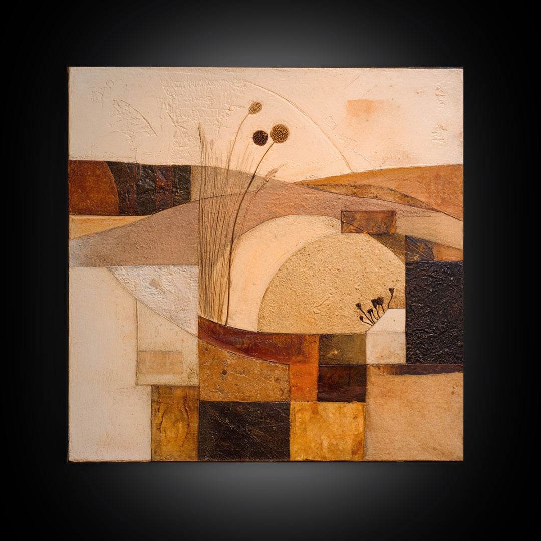 Wood Grain Abstract Framed Canvas Print, Rustic Art, Neutral Decor, Farmhouse Decor, Abstract Art, Rustic, Home Decor, RUS-1x1-80