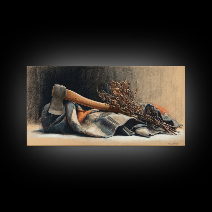 Wood Grain Abstract Canvas Print, Rustic Art, Digital Prints, Farmhouse Decor, Abstract Art, Rustic, 3d Wall Art, RUS-2x1-52