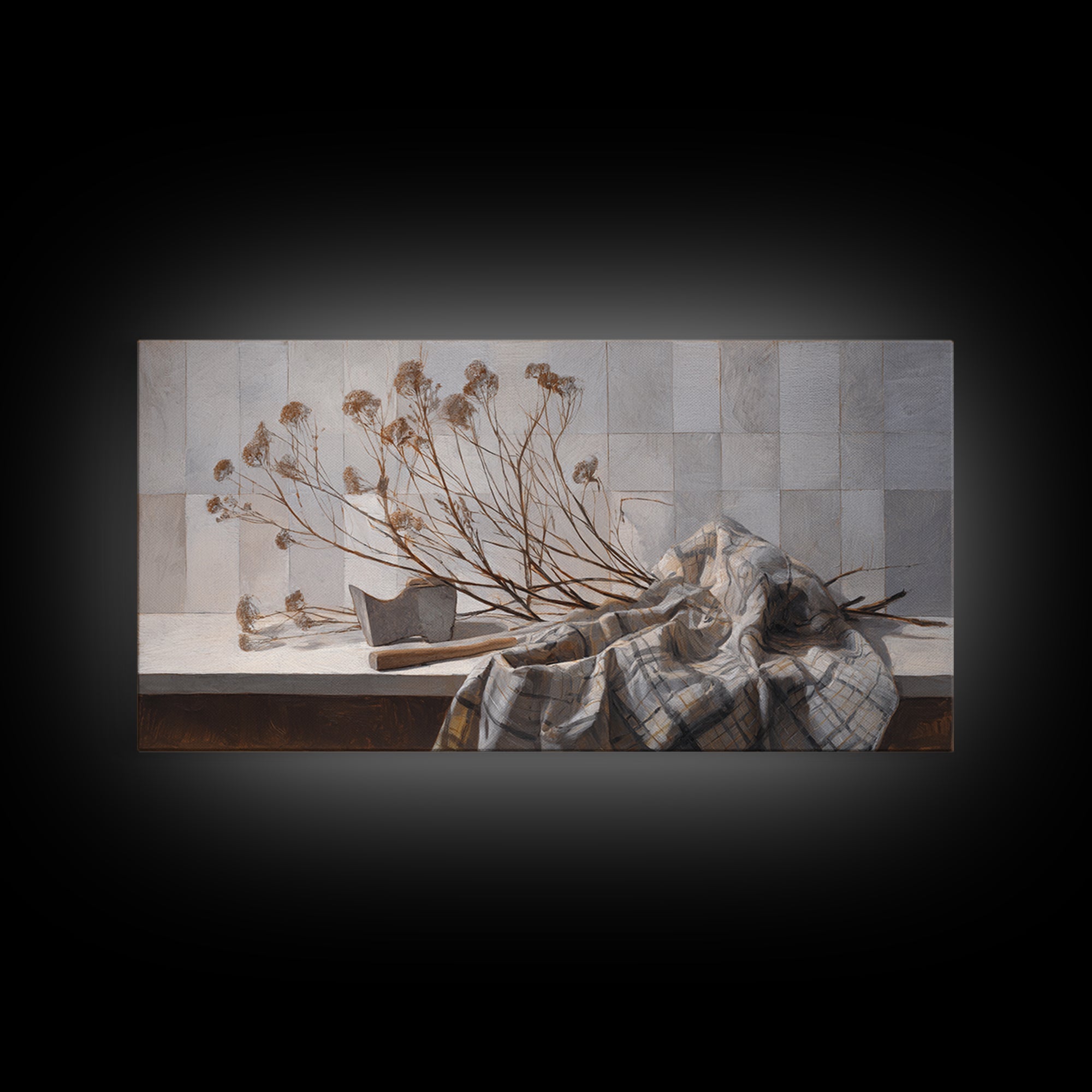 Wood Grain Abstract Canvas Print, Rustic Art, Boho Wall Art, Farmhouse Decor, Rustic, Downloadable Art, Living Room Art, RUS-2x1-76