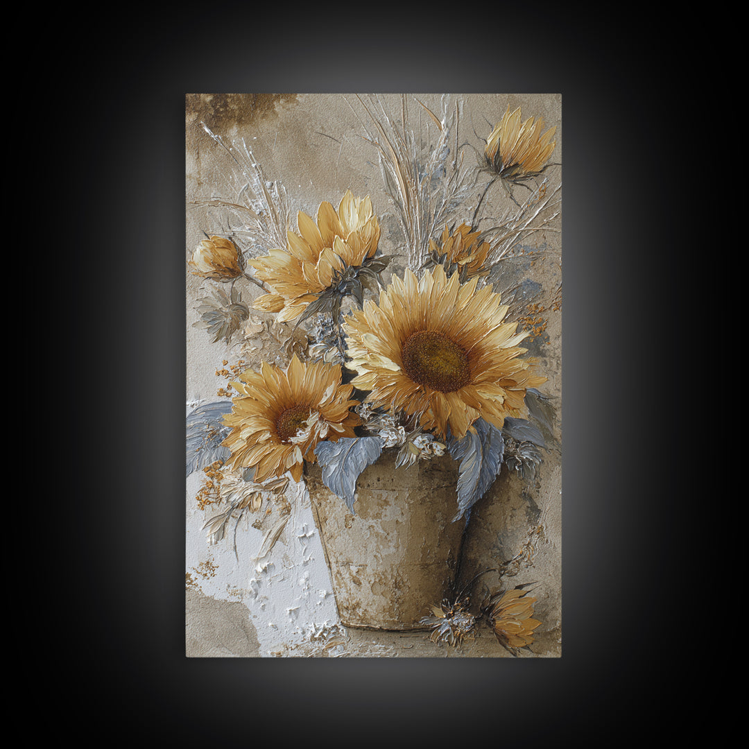 Old Boots Filled Framed Canvas Print, Rustic Art, Wall Art, Farmhouse Decor, Rustic, Living Room Decor, Abstract Wall Art, RUS-2x3-38