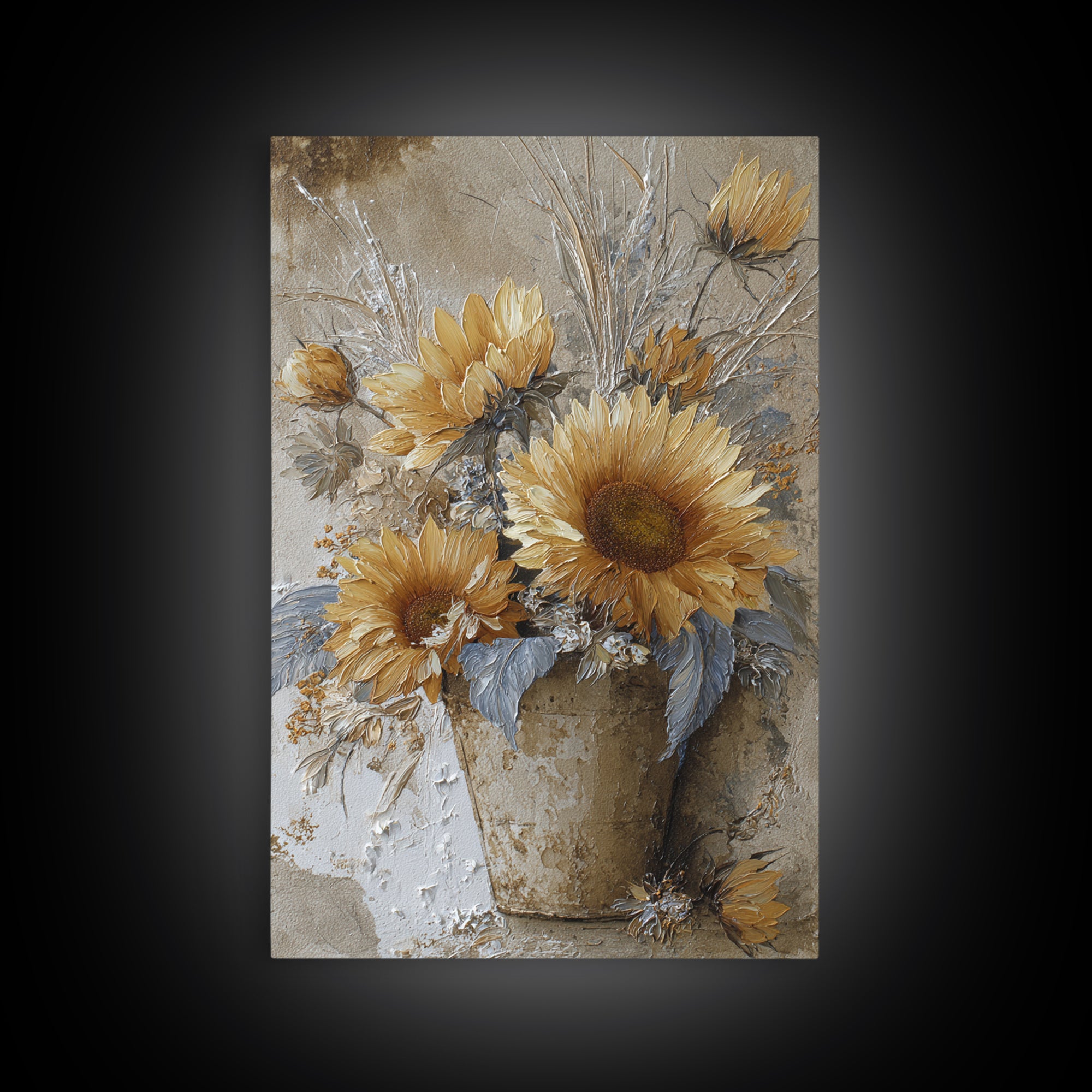 Old Boots Filled Framed Canvas Print, Rustic Art, Wall Art, Farmhouse Decor, Rustic, Living Room Decor, Abstract Wall Art, RUS-2x3-38