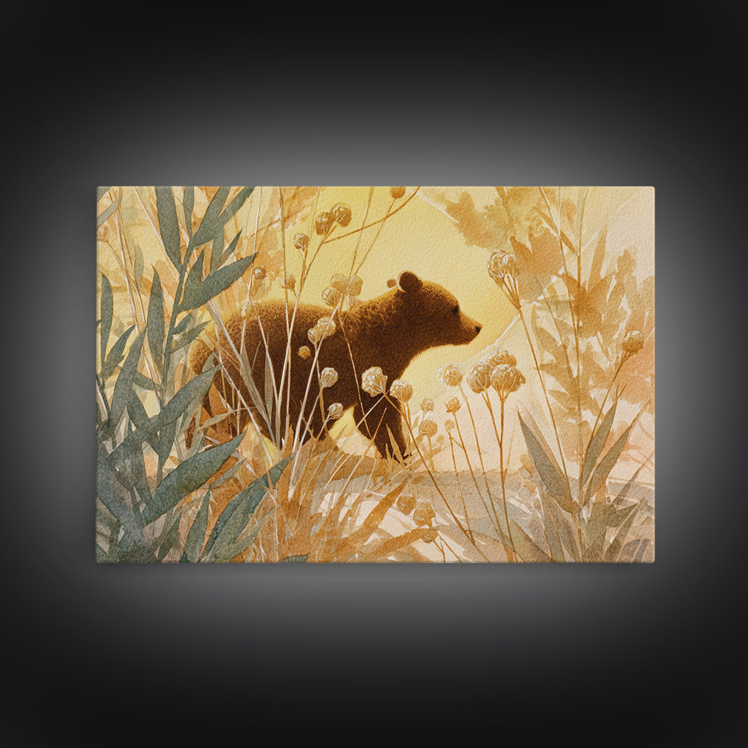 Buffalo Portrait with Western Texture Canvas Print, Rustic Art, Wood Wall Art, Farmhouse Decor, Rustic, Eclectic Wall Art, RUS-3x2-26