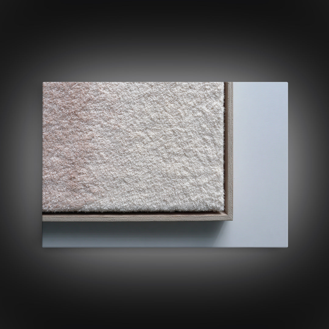 Soft Wool Texture Abstract Framed Canvas Print, Scandinavian Art, Room Decor, Living Room Decor, Nordic, Mid Century Modern, SCA-3x2-23