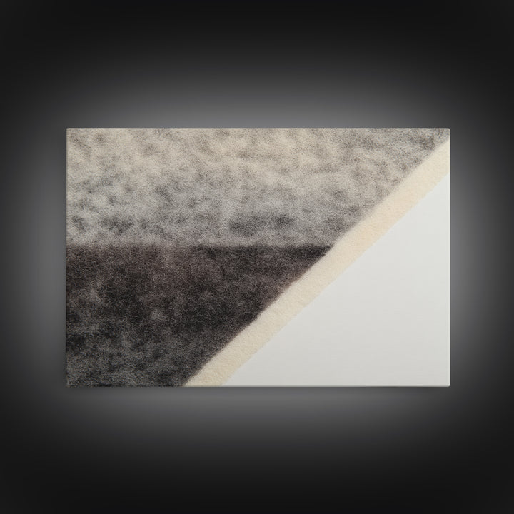 Simple Black House Shape Canvas Print, Scandinavian Art, Canvas Print, Living Room Decor, Fine Art, Nordic, Textured Painting, SCA-3x2-83