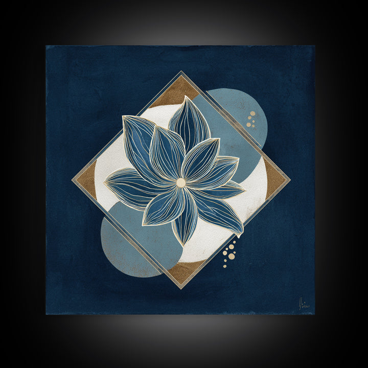 Sage and Ivory Geometric Calm Composition Framed Canvas Print, Spa Art, Neutral Decor, Spa Decor, Fine Art, Serenity, SPA-1x1-21