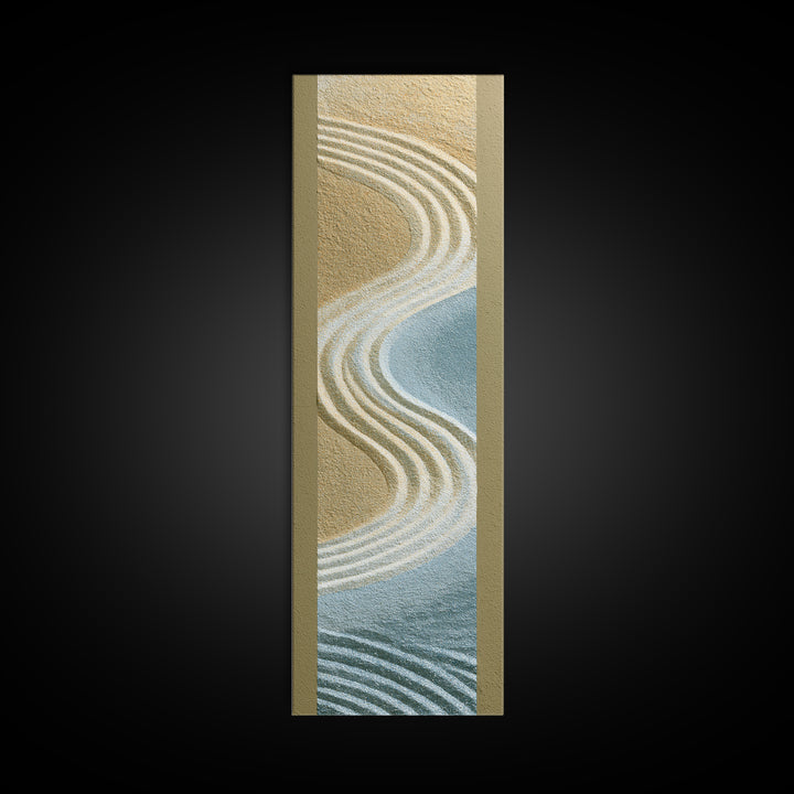 Sand Garden Lines Canvas Print, Spa Art, Fashion Wall Art, Spa Decor, Fine Art, Serenity, Modern Decor, Fine Art Print, SPA-1x3-72