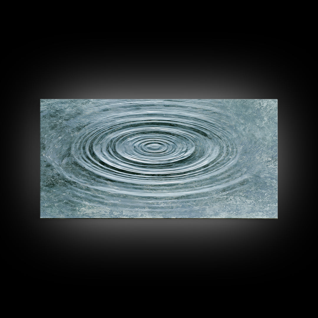 Abstract Water Ripples Canvas Print, Spa Art, Nature Prints, Spa Decor, Abstract Art, Serenity, Dog Groomer Gifts, Salon Decor, SPA-2x1-74
