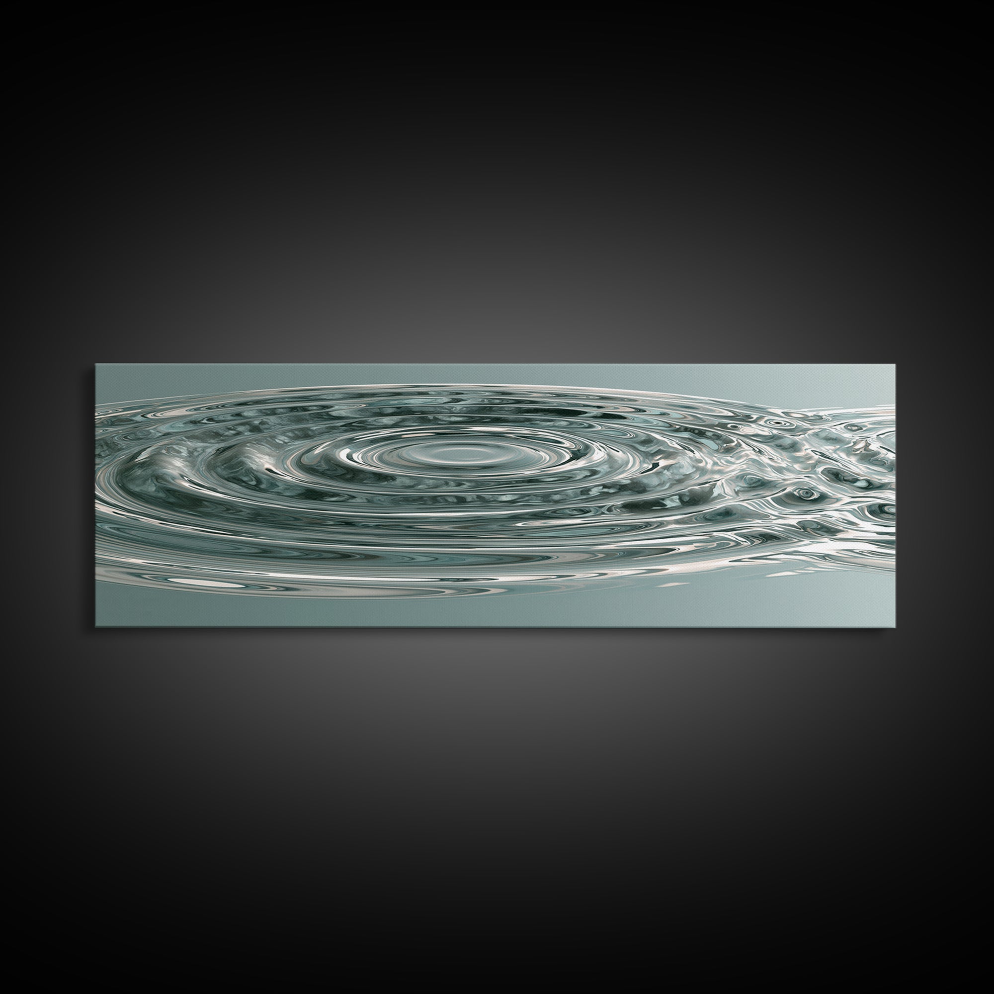 Abstract Water Ripples Canvas Print, Spa Art, Fashion Wall Art, Spa Decor, Abstract Art, Serenity, Modern Decor, Fine Art Print, SPA-3x1-46