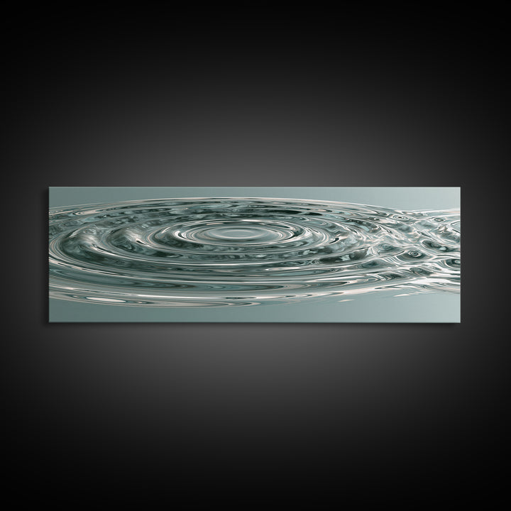 Abstract Water Ripples Canvas Print, Spa Art, Fashion Wall Art, Spa Decor, Abstract Art, Serenity, Modern Decor, Fine Art Print, SPA-3x1-46