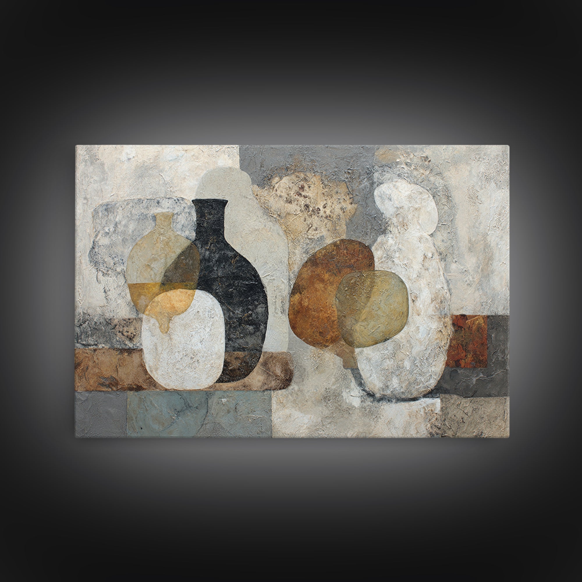 White Towels and Eucalyptus Without Room Context Canvas Print, Spa Art, Abstract Print, Spa Decor, Oil Painting, Serenity, SPA-3x2-4