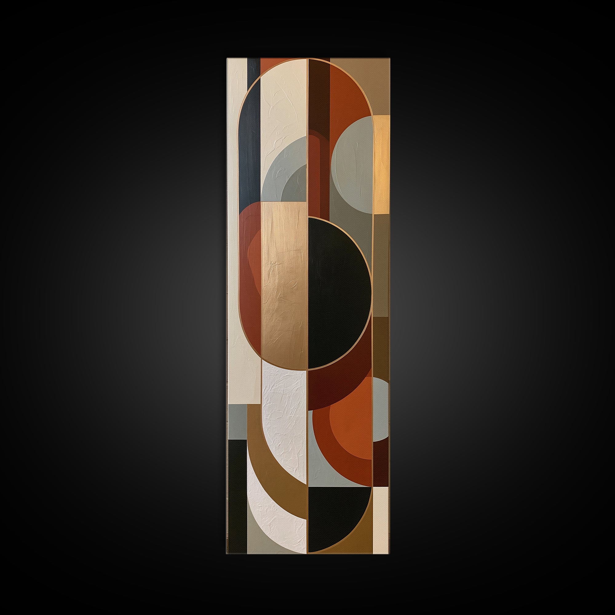Abstract Aura Portrait Canvas Print, Spiritual Art, Art, Living Room Decor, Fine Art, Spirit, Canvas Wall Art, Black Art, SPI-1x3-100