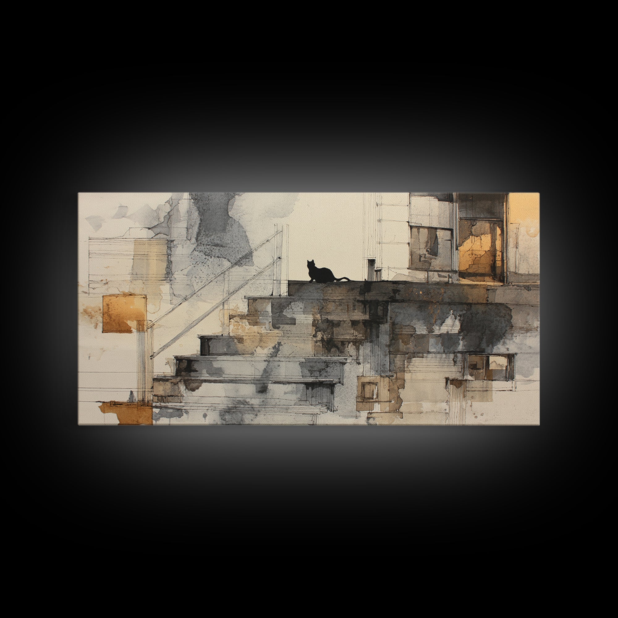 Brick Wall Texture Framed Canvas Print, Street Art, Bar Art, Living Room Decor, Urban, Fine Art Print, Statement Artwork, STR-2x1-96