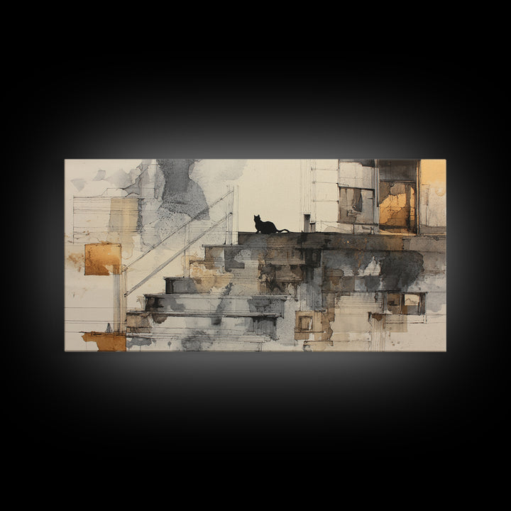 Brick Wall Texture Framed Canvas Print, Street Art, Bar Art, Living Room Decor, Urban, Fine Art Print, Statement Artwork, STR-2x1-96